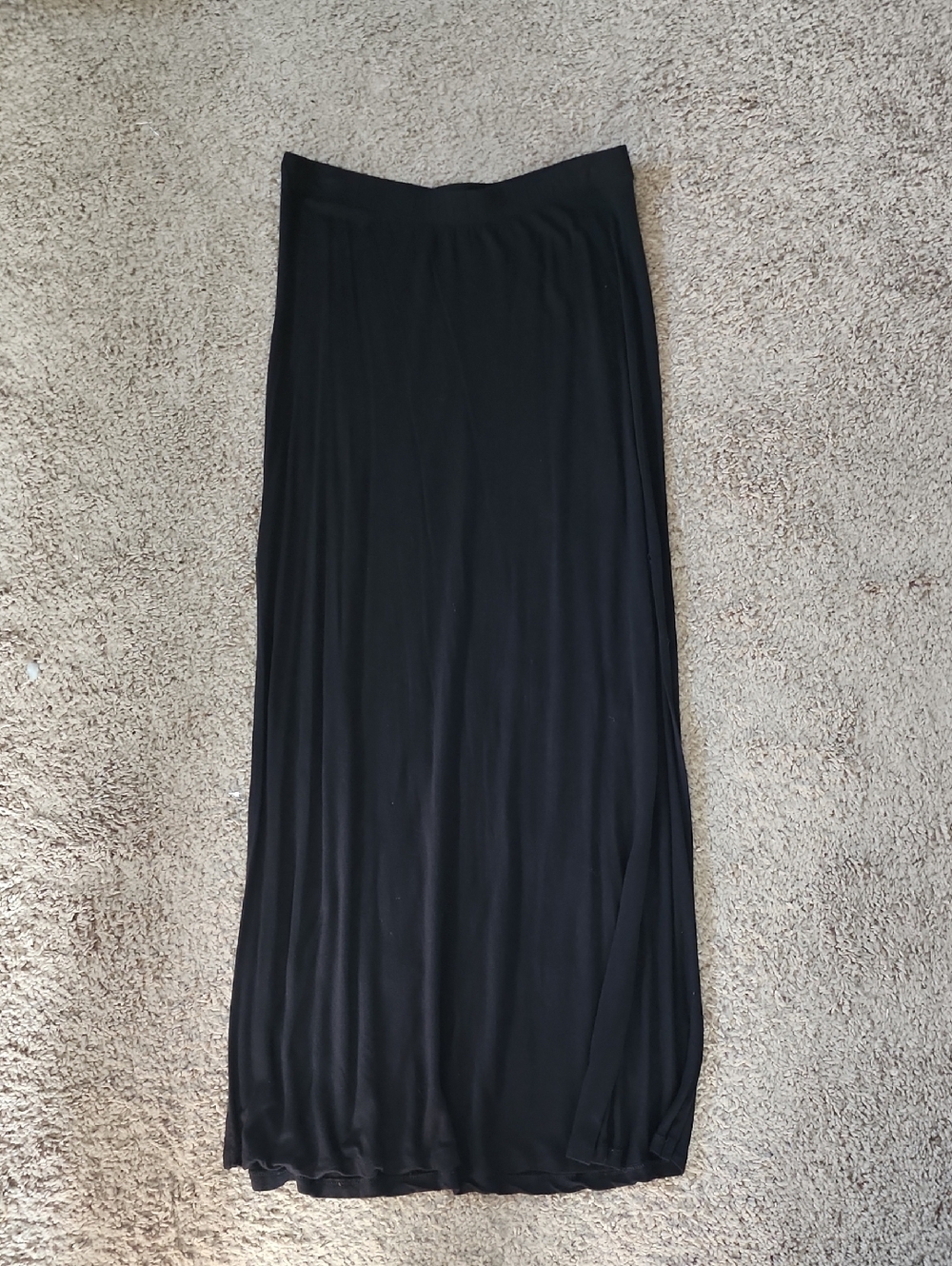 Garage Black Maxi Skirt - Flowing Silhouette